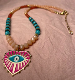 Collar Carmela fucsia by Maran en internet