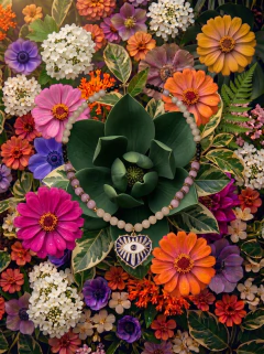 Collar Carmela violeta by Maran - comprar online