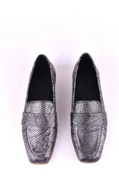 Mocasines Jaspe reptil peltre - comprar online