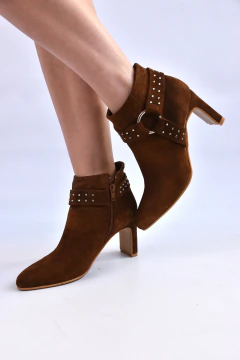 Botas Tania gamuza suela 37 - comprar online