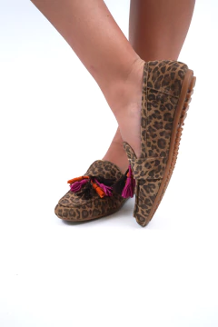 Mocasines Navy print