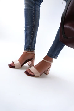 Imagen de Sandalias Amanda Nude y Cereza