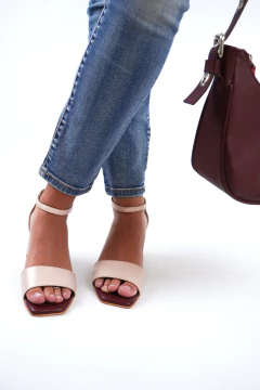 Sandalias Amanda Nude y Cereza - VL Shoes