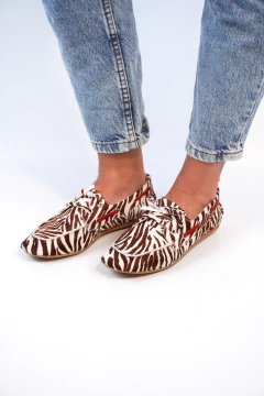 Mocasines Náuticos Pelo Cebra en internet