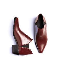 Botas Grace charol bordo - comprar online
