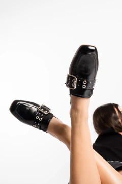 Zuecos Ostra Negro PRE ORDER - comprar online