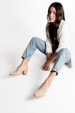 Zuecos Boston rafia natural - VL Shoes