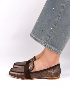 Mocasines Jaspe bronce - tienda online