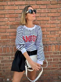 Buzo rayado Amour - comprar online