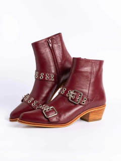 Botas Zaya bordó - comprar online