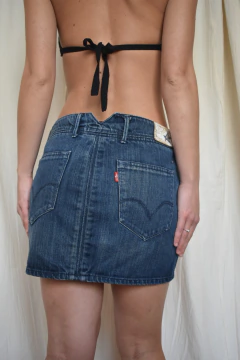 Mini Levi’s cintura ancha Star azul (S) - tienda online