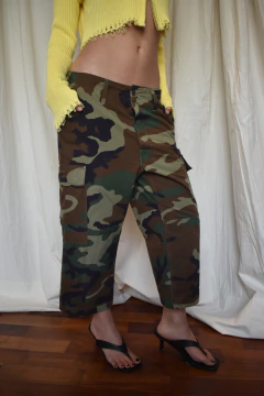 Pant militar crop S/M - tienda online