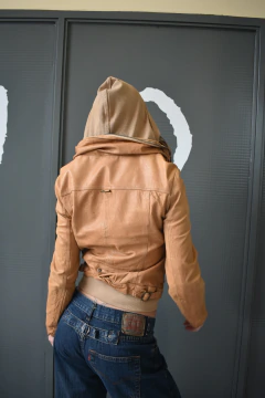 Imagen de Campera y2k 100% cuero italiano (S)