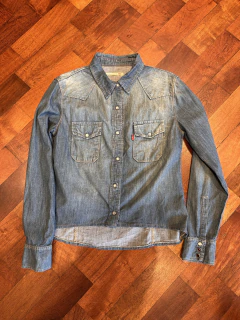 Camisa vintage Levi’s denim (M-L) - comprar online
