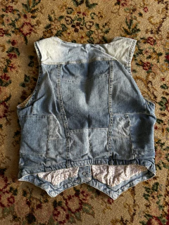 Chaleco Rapsodia patchwork denim (M) en internet