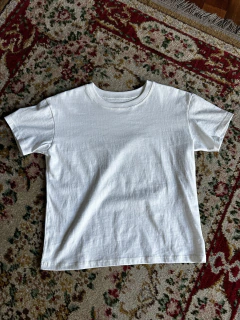 Remera basica algodon blanca - wonder.outfitters