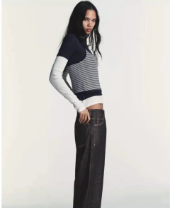 Remera triple Zara (S)
