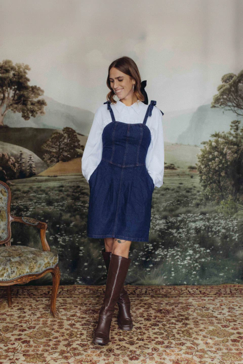 Vestido denim margarita