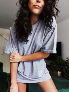 Remera malvon gris - tienda online