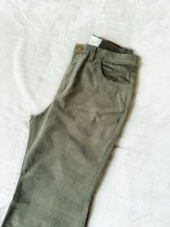 Pantalón artemisa oxford corderoy caqui - Aire Molino