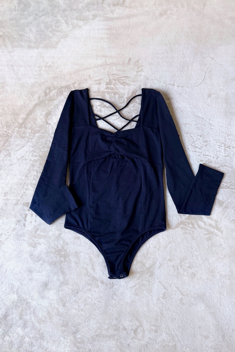 Body crisantemo azul marino - comprar online