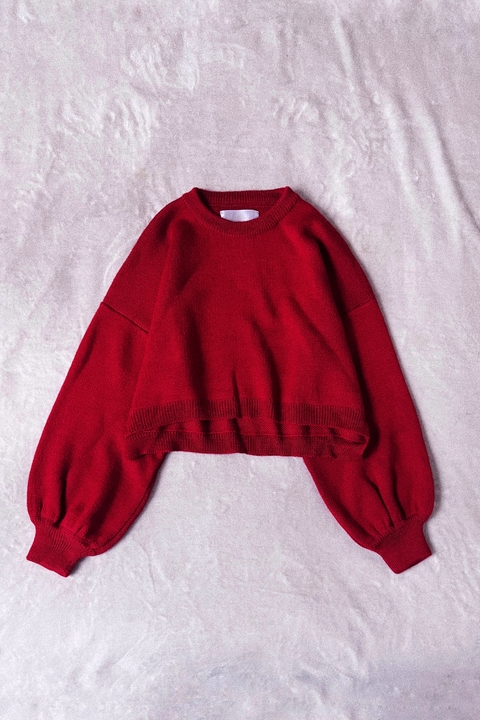 Sweater manzanilla rojo