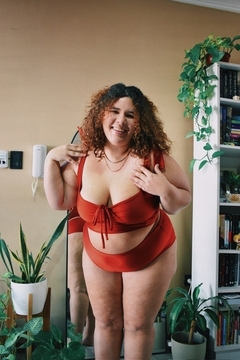Imagen de Top hibisco flor celeste