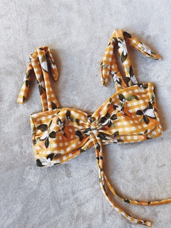 Top Girasol picnic amarillo - comprar online