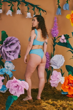 Vedetina girasol pastel celeste - Aire Molino