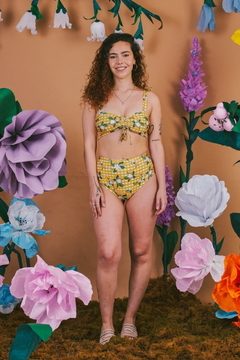 Top Girasol picnic amarillo - comprar online
