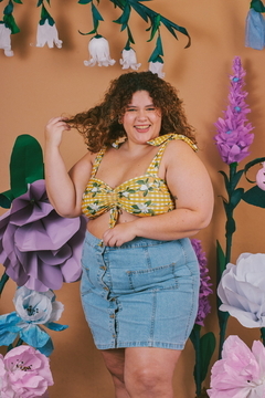 FERIA Top Girasol limon negro talle 1, picnic amarillo talle 5, pastel blanco talle 5 - comprar online
