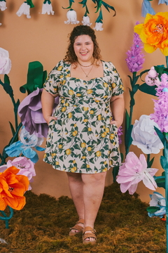 Vestido lima limon negro - tienda online