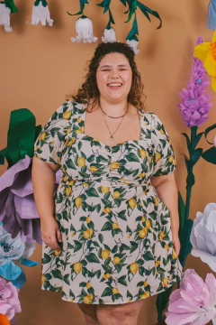 Vestido lima limon natural - comprar online