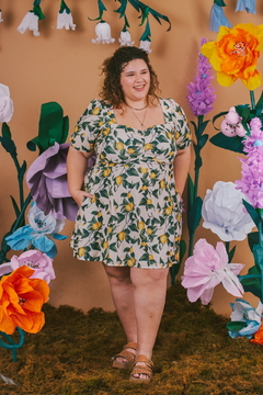 Vestido lima limon negro