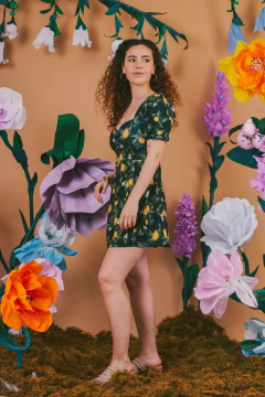 Vestido lima limon natural - comprar online