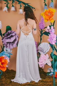 Imagen de FERIA vestido nispero largo Rosa beige talle 4