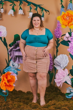 Body girasol verde pastel