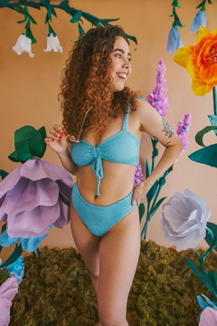 Vedetina girasol pastel celeste