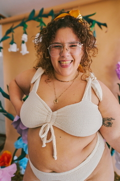Top Girasol pastel rosa