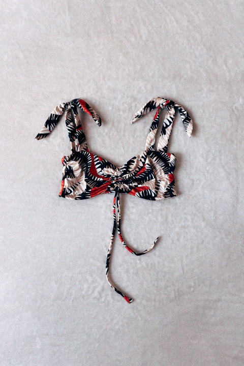 Top Girasol selva naranja