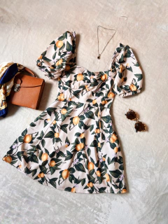 Vestido lima limon natural - tienda online