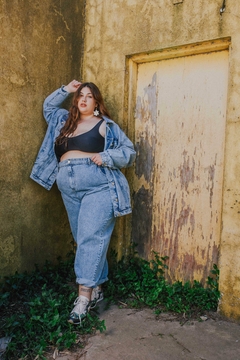 Jean limón slouchy azul - comprar online
