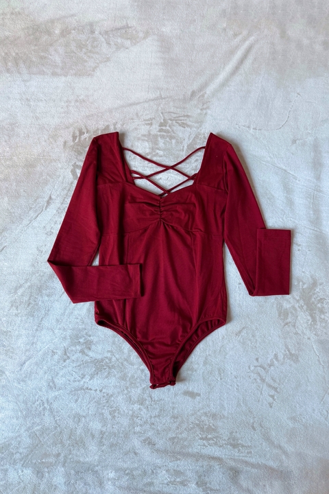 Body crisantemo bordeaux - comprar online