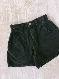 Short cedron denim negro stone en internet