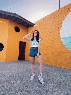 Short cedron denim negro stone en internet