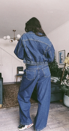 Campera Salvia denim negro vintage - tienda online