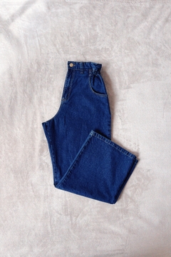 Jean limón wide recto azul stone