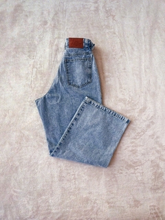 Jean limón wide recto celeste vintage - Aire Molino