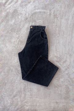 Jean limón wide recto negro stone