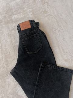 Jean limón wide recto negro stone - tienda online